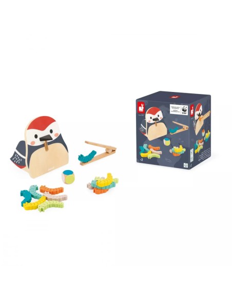 JUEGO DE COLORES PAJARO CARPINTERO Y ORUGA