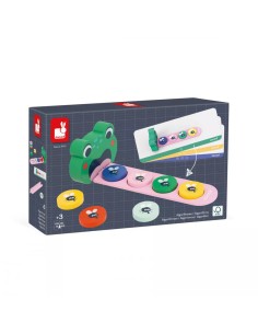 Algoritmos rana es un juego de madera de la línea pedagógica de Janod.