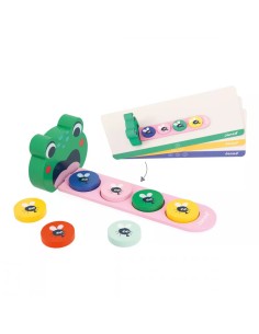 Algoritmos rana es un juego de madera de la línea pedagógica de Janod. 2