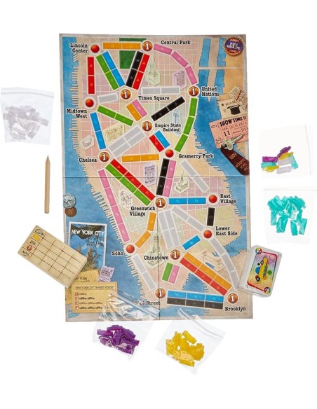 Aventureros al Tren New York es un juego independiente de la saga Aventureros al Tren, editada por Days of Wonders.