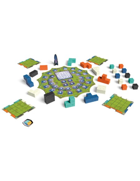 Monoltyth es un juego de lógica de 1 a 4 jugadores editado por CMON.