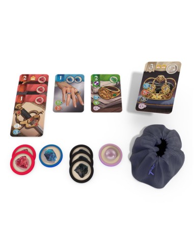 Splendor Duel es la versión para dos jugadores del conocido juego Splendor. Editado por Space Cowboys.