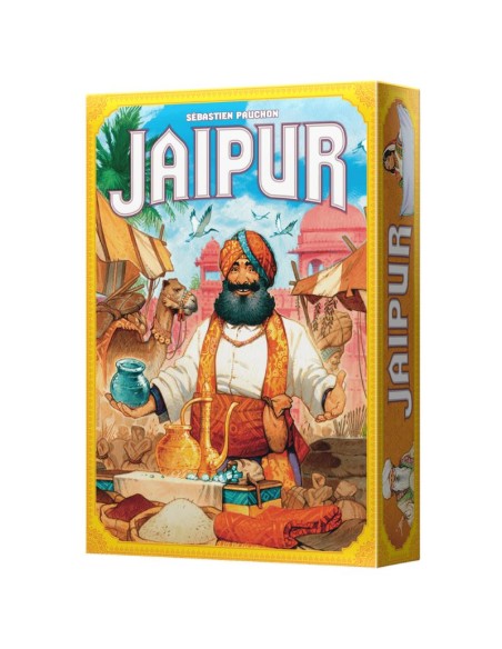 Jaipur es un divertido juego de cartas para dos jugadores. Editado por Space Cowboys.