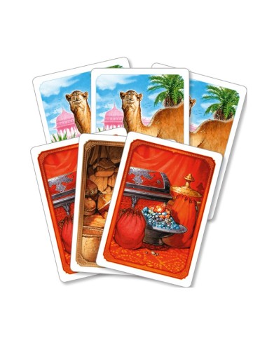Jaipur es un divertido juego de cartas para dos jugadores. Editado por Space Cowboys.