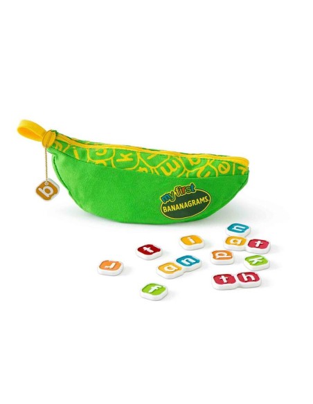 Mi primer Bananagrams es un juego de palabras para los más pequeños.