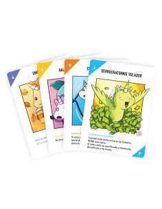 Unstable Unicorns es un juego de cartas con mucha interacción editado por Asmodee. 2