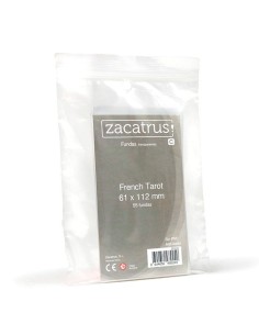 FUNDAS ZAC. FRENCH TAROT 61X112 MM (55UDS)