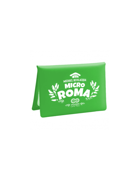 Micro Roma es un juego de cartas con mecánica de losetas. Editado por Cacahuete Games.