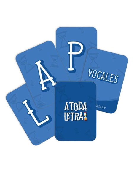 A Toda Letra es un divertido juego de rapidez distribuido por Lúdilo.