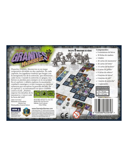 Pequeñas grandes mazmorras es un juego de mazmorreo editado por Devir.