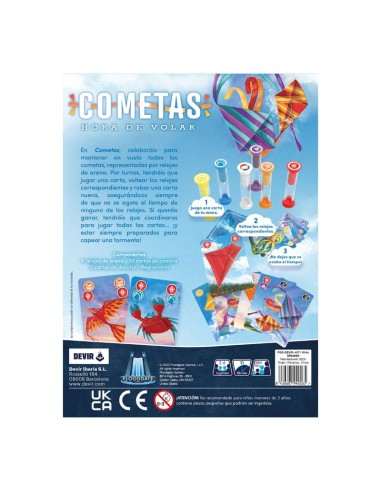 Cometas es un juego cooperativo en tiempo real de la editorial Devir.