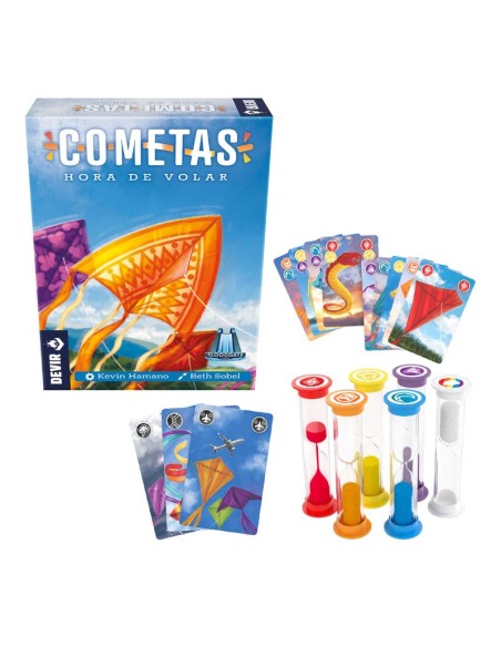 Cometas es un juego cooperativo en tiempo real de la editorial Devir.