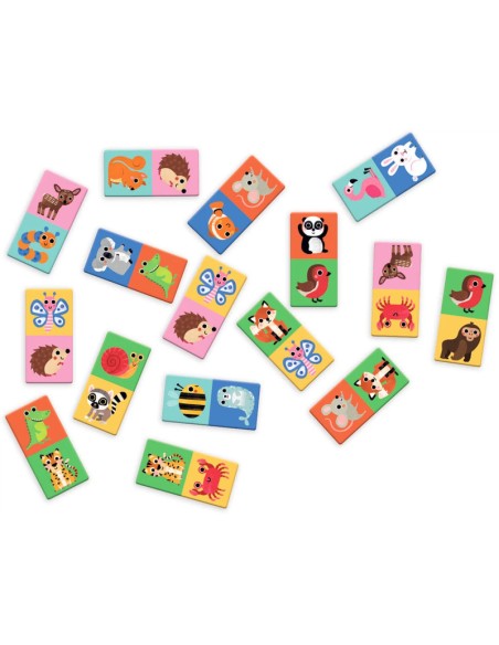 Cadomino es un juego de rapidez inspirado en el dominó. Editado por Djeco.