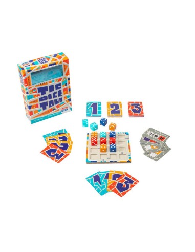 Tic Dice Town es un juego de colocación de dados con mucha interacción entre jugadores. Editado por Falomir.