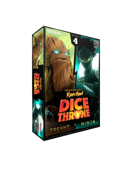 Ninja Vs Treant - Dice Throne es un juego de enfrentamiento de Delirium Games.