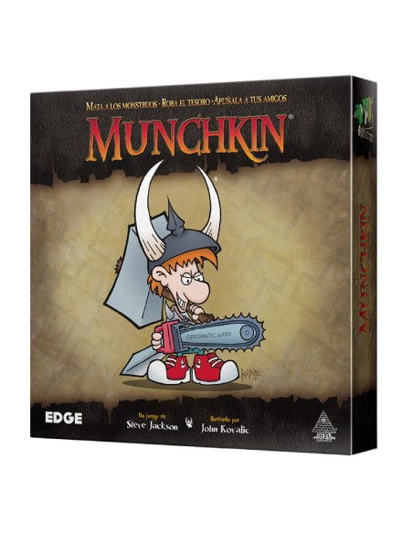 Munchkin es un juego de cartas con mucha interacción editado por Edge.