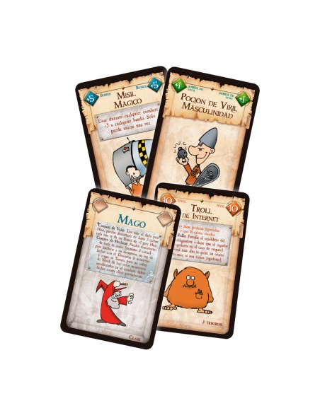 Munchkin es un juego de cartas con mucha interacción editado por Edge.