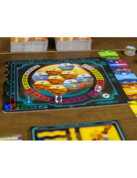 Terraforming Mars Expedición Ares es una versión independiente del aclamado juego Terraforming Mars.