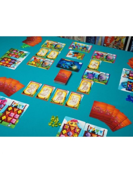 Los Dorem y la Runas Mágicas es un juego de gestión de cartas e interacción de la editorial Ibeyis Games.