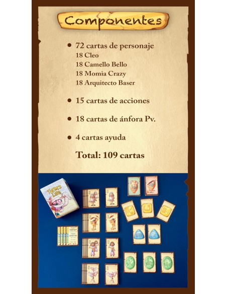 Thebes Lies es un juego de cartas basado en el tradicional juego del mentiroso. Editado por Ibeyis Games.