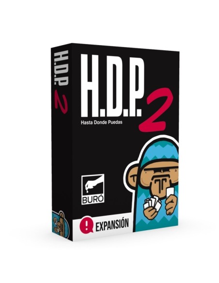 H.D.P. 2 es una expansión del juego de cartas H.D.P. (Hasta donde puedas) de la editorial Buró.