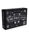 Chupate esa es un juego de cartas para mayores de 18 años que consiste en no beber. Editado por Buró de Juegos.