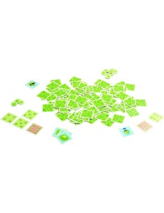 Guisantes es un juego de cálculo mental para mayores de 6 años editado por HABA. 2