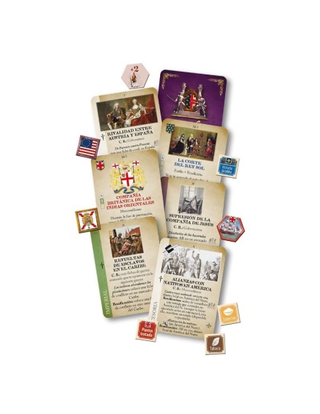 Imperial Struggle es un juego de enfrentamiento para dos jugadores de nivel expoerto. Editado por Devir.