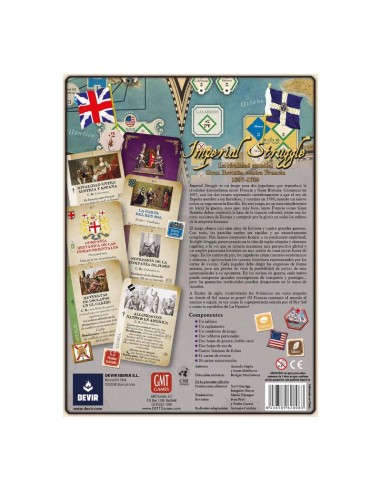 Imperial Struggle es un juego de enfrentamiento para dos jugadores de nivel expoerto. Editado por Devir.