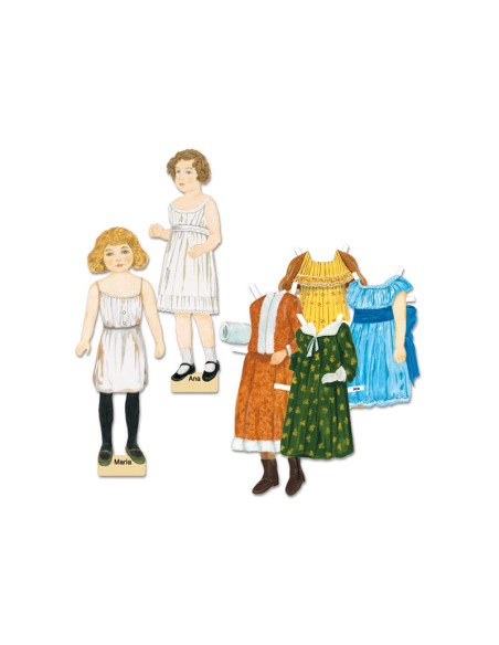 Cayro Collection recortar muñecas es el popular juego de las mariquitas de vestir de la marca Cayro.