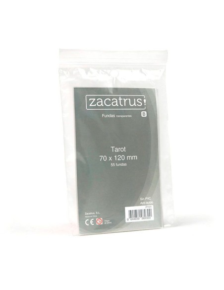 FUNDAS ZAC. TAROT 70x120mm (55uds)