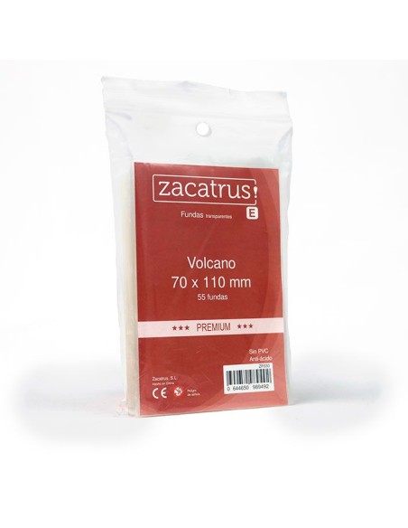 FUNDAS ZAC. VOLCANO PREMIUM 70X110 MM (55uds)