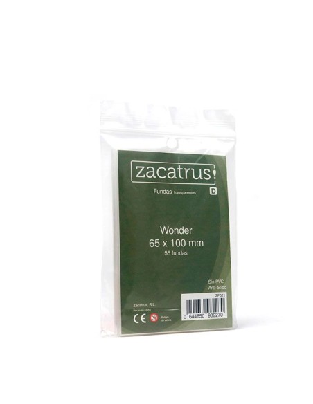 FUNDAS ZAC. WONDER 65X10 mm (55uds)