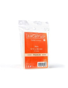 FUNDAS ZAC. ASIA PREMIUM (57,5 mm x 89 mm) (55 uds)