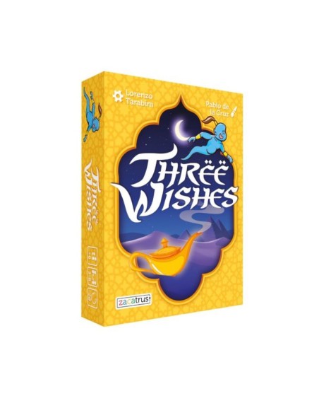 Three Wishes es un juego de cartas de Zacatrus.