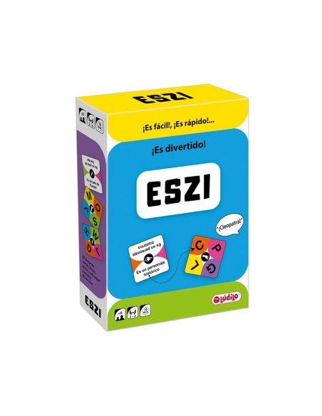 Eszi es un juego de volcabulario y rapidez editado por Lúdilo.
