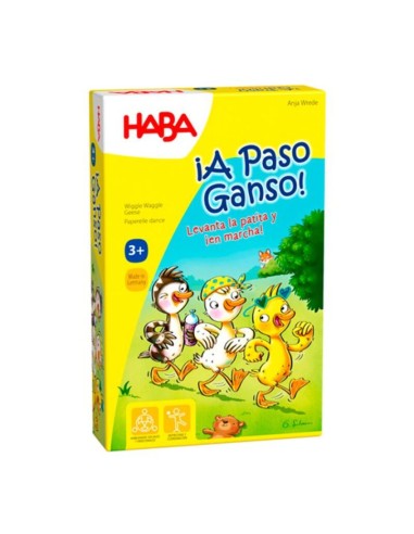 A Paso Ganso es un juego cooperativo para los más pequeños, de la editorial HABA.