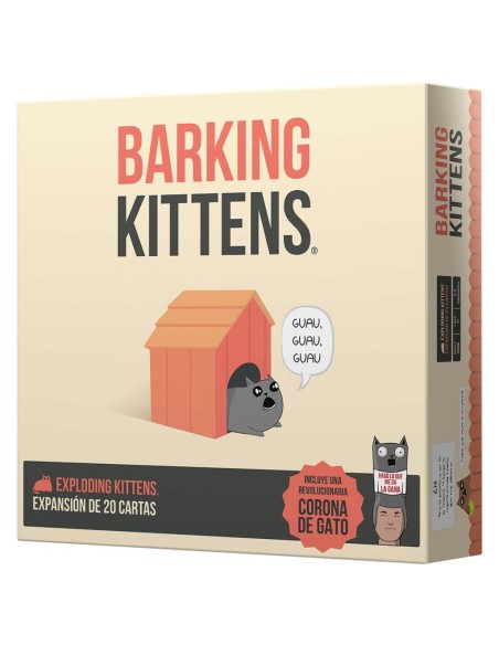 Barking Kittens es una expansión del juego Exploding Kittens.