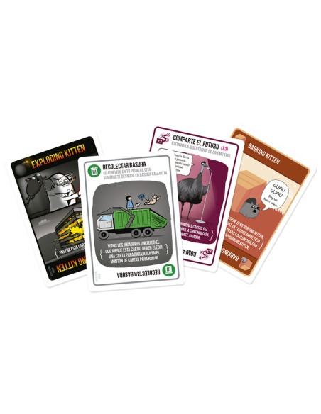 Exploding Kittens recetas del desastre es una versión muy completa del juego Exploding Kittens.