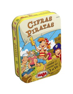 Cifras piratas es un juego de cálculo mental y matemáticas para los más pequeños. Editado por HABA.