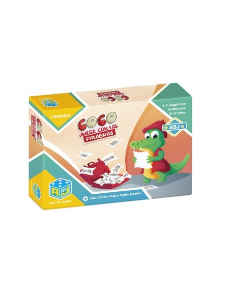 Coco juega con las palabras es una herramienta lúdico para trabajar la competencia lingüística. Editada por Aula en Juego.