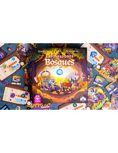 Exploradores de los Bosques es un juego familiar de mazmorreo editado por Tranjis Games.
