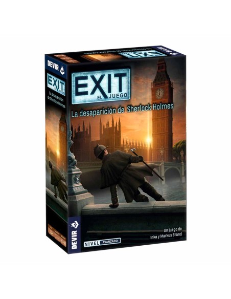 Exit: La desaparición de Sherlock Holmes es un juego de escape room de nivel avanzado editado por Devir.