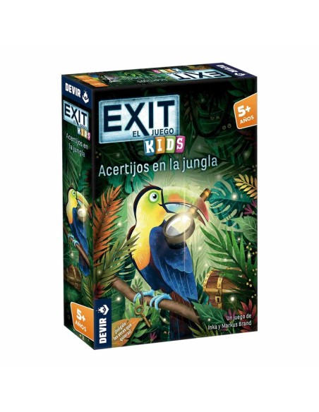 Exit Kids: Acertijos en la jungla es el primer juego de la saga Exit, especial para niños.