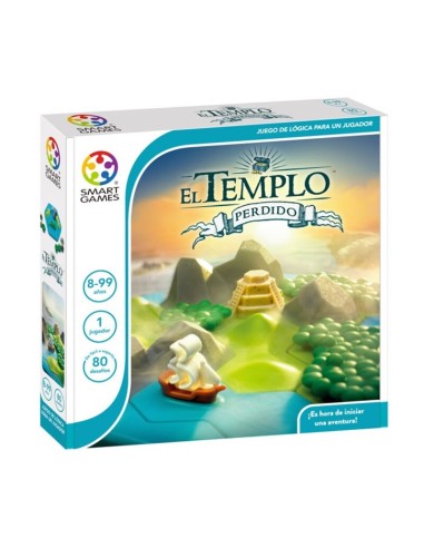 El templo perdido es un juego de lógica en solitario de Smart Games.