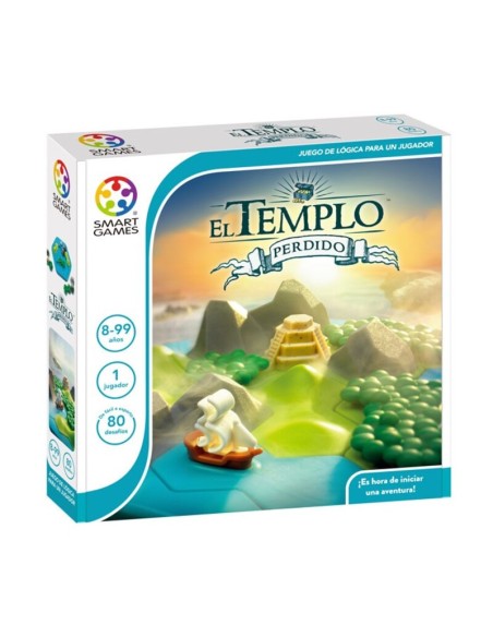 El templo perdido es un juego de lógica en solitario de Smart Games.
