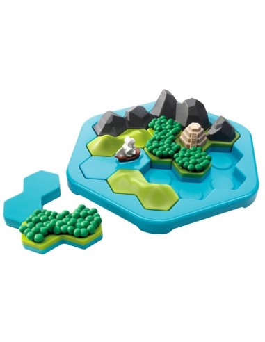 El templo perdido es un juego de lógica en solitario de Smart Games.