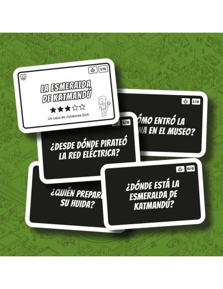 MicroMacro Full House es un juego cooperativo de investigación y deducción editado por SD Games.