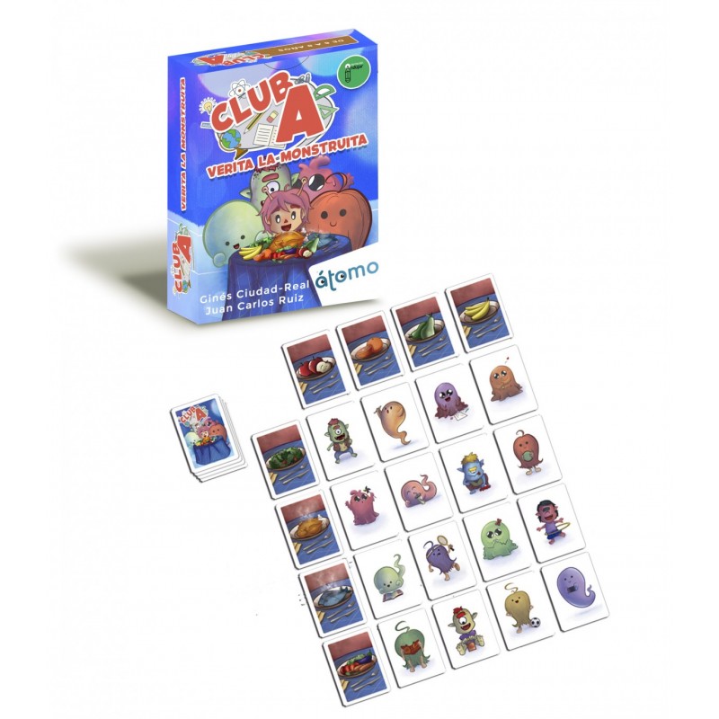 Verita la Monstruita es un juego de cartas educativo editado por Átomo Games