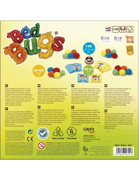 Bed Bugs es un juego de rapidez y habilidad editado por Cayro.